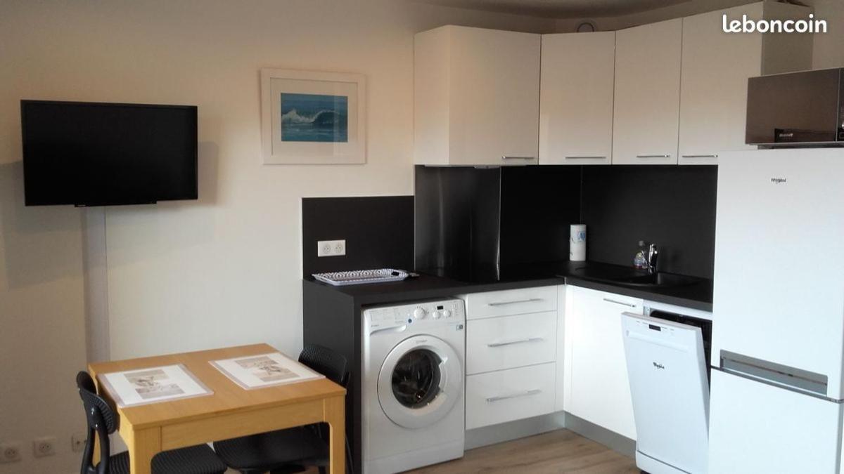 Anglet-Biarritz Studio Vue Mer - Terrasse + Garage Εξωτερικό φωτογραφία
